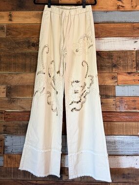 NWT Rehab Denim Pant with Cut Outs
